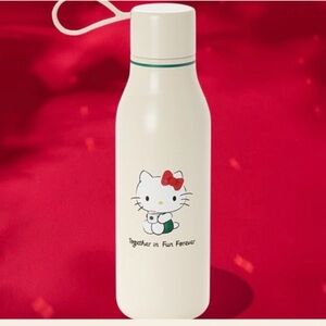 Starbucks White and Red Hello Kitty Bottle